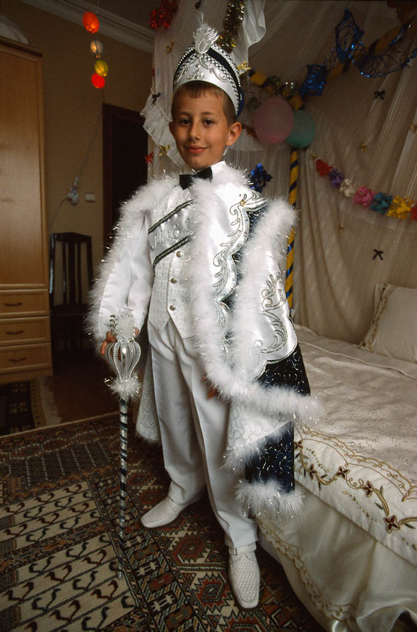 Newly circumcised Newly circumcised boy